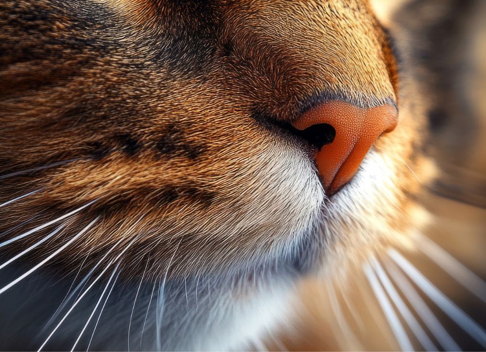 Close-up of cat whiskers